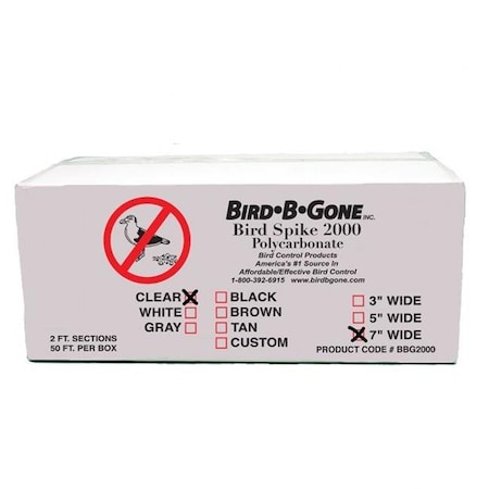 Bird-B-Gone Bird B Gone MMBBG2000-5/50 5in - 50ft. Plastic Bird Spike MMBBG2000-5/50
